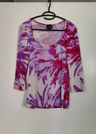 Kleurrijke top Just Cavalli , merk: Just Cavalli, staat: Heel goed, maat: XS / 34 / 6, € 12,50, € 13,83 inclusief Kopersbescherming