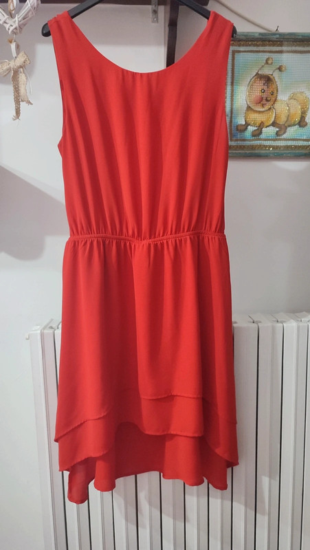 Vestito 2025 rosso corallo