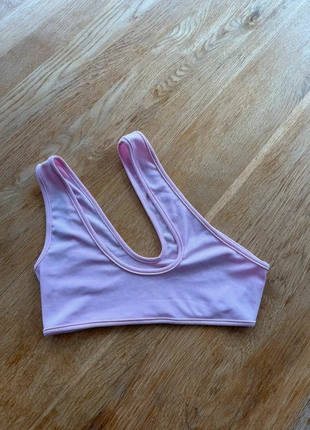 BabyPink Two Shoulder Crop Top, condition: New without tags, size: S / 36 / 8, €6.00, €7.00 includes Buyer Protection