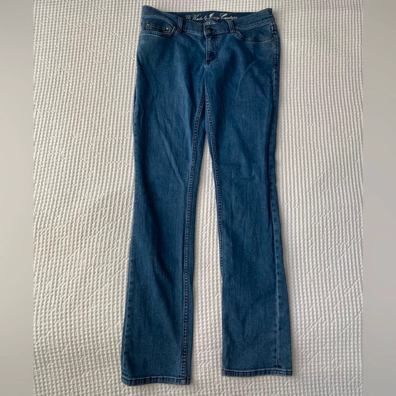 Juicy Couture Vintage Heart Pocket Low Rise Jeans 3