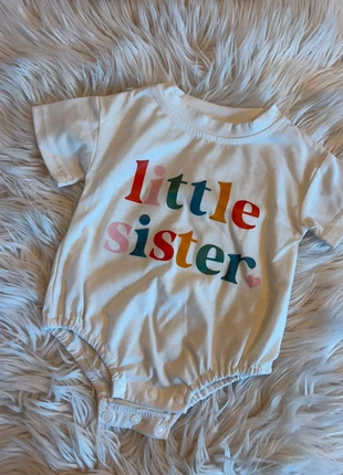 Romper, marque: Little Sister, état: Très bon état, taille: 1-3 mois / 56 cm, 2,00 €, 2,80 € Protection acheteurs incluse