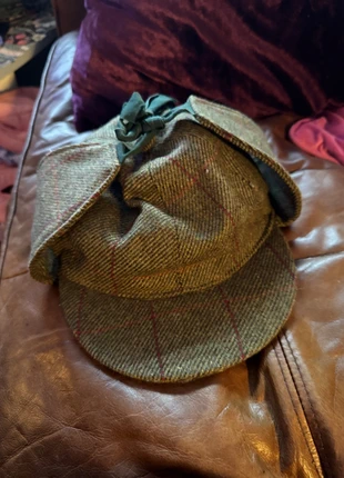 Country Sherlock homes hat, brand: Lawrence&Foster, condition: Very good, size: UK 7 5/8, £5.00, £5.95 includes Buyer Protection