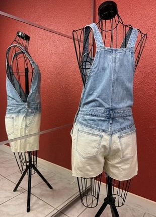 Salopette courte GapKids en denim délavé taille Xxl enfant, merk: GAP, staat: Heel goed, maat: 16 jaar / 176 cm, € 19,00, € 20,65 inclusief Kopersbescherming Pro