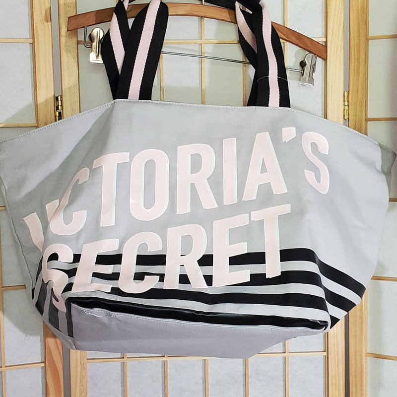 Victoria's Secret Large Canvas Tote Bag - Vinted