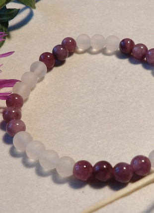 Bracelet en pierres naturelles 4 mm de 14 cm pour enfants âgés de 8 à 11 ans, marque: Fait Main, état: Neuf sans étiquette, 2,00 €, 2,80 € Protection acheteurs incluse