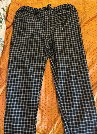 baggy black checkered pants, marca: Vintage clothing, estado: Muito bom, tamanho: L / 40 / 12, €8.00, €9.10 inclui Proteção do Comprador