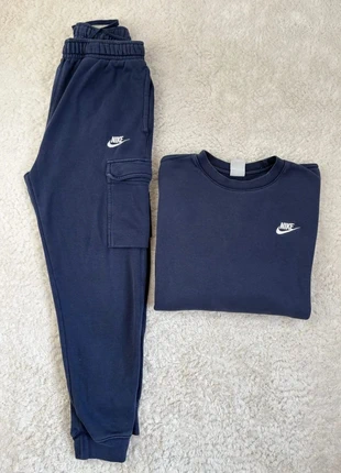 Ensemble survêtement jogging Nike club fleece cargo -M - bleu marine bleu, marque: Nike, état: Très bon état, taille: M, 50,00 €, 53,20 € Protection acheteurs (Pro) incluse