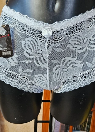 Slip boxer dentelle blanc femme taille M, état: Neuf avec étiquette, taille: M / 38 / 10, 5,00 €, 5,95 € Protection acheteurs incluse