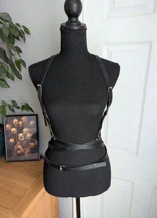 Faux Leather Chest Harness Body Belt Gift Goth Punk Casual Costume Party Adjustable Cosplay Festival, brand: List without brand, condition: New without tags, size: Adjustable, £9.99, £11.19 includes Buyer Protection Pro