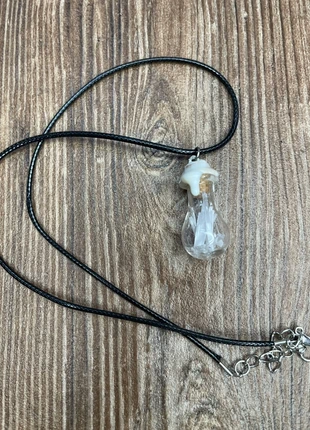 Selenite Crystal Shard Glass Jar Necklace, brand: Crystal, condition: New without tags, £4.00, £4.90 includes Buyer Protection