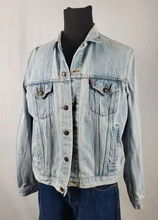 Veste Levi’s 70506 vintage bleu clair taille 44 homme denim trucker jacket made in Tunisia, marque: Levi's, état: Très bon état, taille: L, 35,00 €, 37,45 € Protection acheteurs incluse