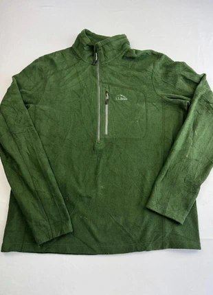 LL Bean Mens Green Half Zip Fleece jacket - Size Medium Reg, brand: L.L. Bean, condition: Good, size: M, £16.99, £18.54 includes Buyer Protection Pro