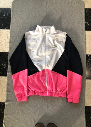 Veste de sport Lacoste bleu, blanc et rose M, brand: Lacoste, condition: Very good, size: M, €22.50, €24.33 includes Buyer Protection