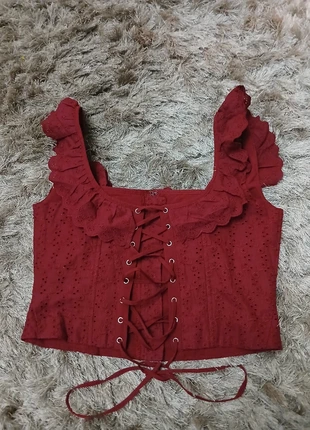 🔥New with tags corset top in red size L/12 from tiktok shop, brand: tiktok, condition: New with tags, size: L / 12, £5.00, £5.95 includes Buyer Protection