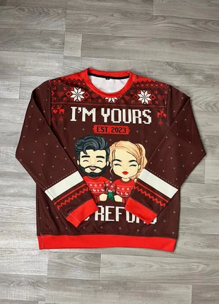 Pull de Noël couple assorti personnalisé – I’m Yours / No Refund – humour, brand: Vintage Dressing, condizioni: Ottime, taglia: M / IT 42 / EU 38, €10.00, €11.20 include la Protezione acquisti