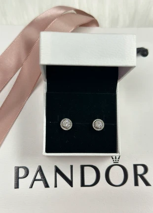Pandora circle round sparkle studs RRP £69, brand: Pandora, condition: Very good, £26.00, £28.00 includes Buyer Protection Pro