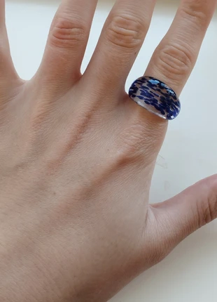 Anillo de vidrio / Cristal ring, marca: Urban Outfitters, estado: Novo sem etiquetas, tamanho: 18,5 mm Ø / 19,5, €11.00, €12.25 inclui Proteção do Comprador