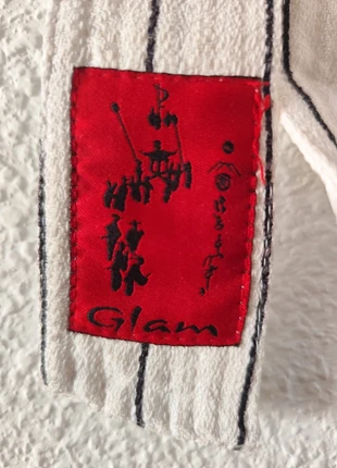 Cinturón Jiu-Jitsu 174 cm 🇧🇷 Blanco rayado y Diseño tribal 🟥, marque: Glam, état: Très bon état, 7,99 €, 9,09 € Protection acheteurs incluse