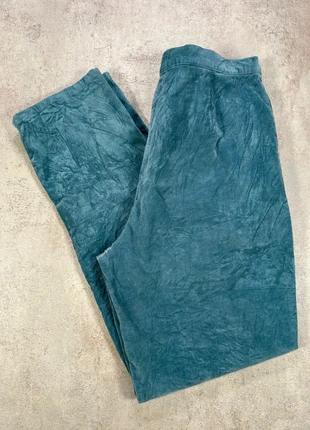 Pantalon En Velours Côtelé / Corduroy dressbarn bleuvert velourscotele ample taillehaute taille 12, brand: Vintage Dressing, condition: Very good, size: L / 40 / 12, €7.00, €8.05 includes Buyer Protection Pro
