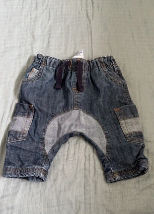 Denim blue and gray trousers, brand: Next, condition: Very good, size: Newborns / 44 cm, £2.50, £3.00 includes Buyer Protection