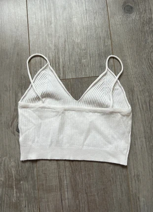 Crop top blanc, merk: Shein, staat: Goed, maat: XS, € 2,00, € 2,80 inclusief Kopersbescherming