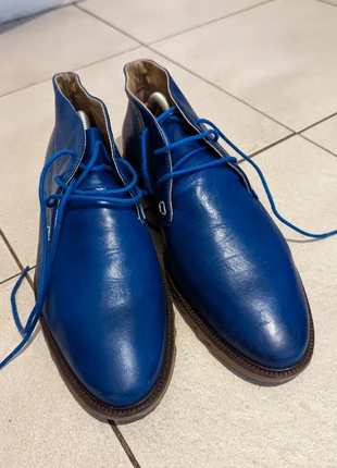 Botins de couro azul cobalto Filipe Sousa, brand: Filipe Sousa, condition: Very good, size: 40, €38.00, €40.60 includes Buyer Protection