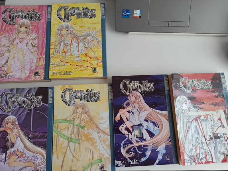 Conjunto de mangas chobits (2,3,4,6,7,8) 1