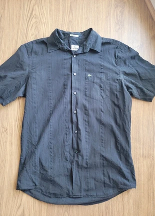 Chemise Manches Courtes Vintage Noir Lacoste Création Devanlay, brand: Lacoste, condition: Very good, size: XL, €19.99, €21.69 includes Buyer Protection Pro