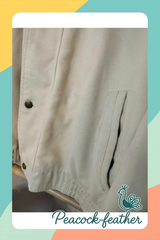 Veste daim crème 54 homme - photo numéro 6