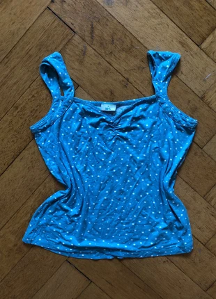 Top Punkte Baumwolle hellblau, marque: Vintage Dressing, état: Très bon état, taille: S / 36 / 8, 7,00 €, 8,05 € Protection acheteurs incluse