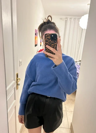 Pull col roulé couleur bleu/lilas Zara, marca: Zara, estado: Nuevo sin etiquetas, tamaño: S / 36 / 8, 9,00 €, 10,15 € Protección al comprador incluida