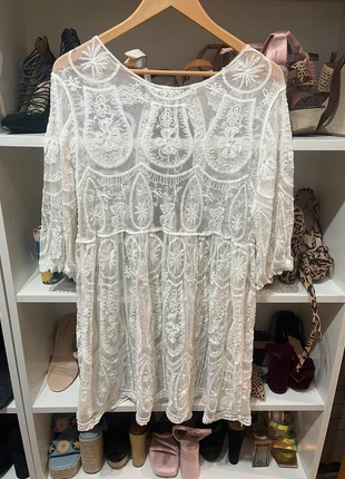 Vestido de encaje blanco, marque: Local, état: Neuf sans étiquette, taille: Taille unique, 8,00 €, 9,10 € Protection acheteurs incluse
