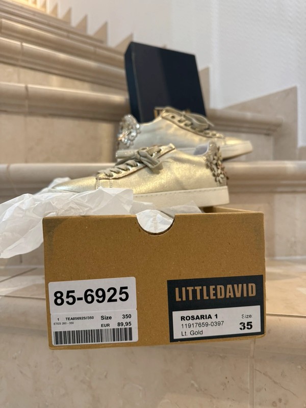 Chaussures dorees Little David fille Vinted