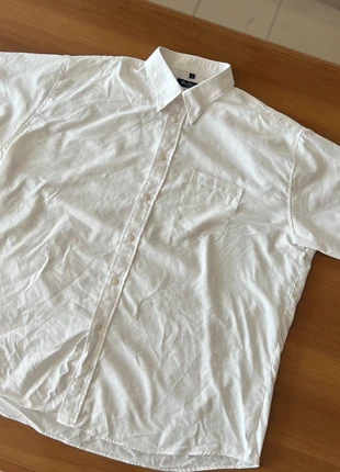 Oversized Ben Sherman White Oxford Shirt – XXL | Short Sleeve | Logo Pocket, marke: Ben Sherman, zustand: Sehr gut, größe: XXL, 10,00 €, 10,70 € inklusive Vinted-Käuferschutz