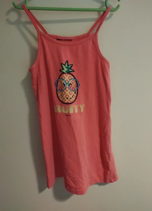 Tunique ananas orange, marque: Gémo, état: Bon état, taille: 8 ans / 128 cm, 1,00 €, 1,75 € Protection acheteurs incluse