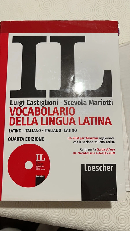 Dizionario latino ” IL “con CD