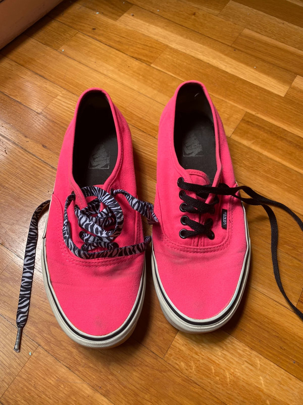 Tenis vans hotsell rosa fluorescente