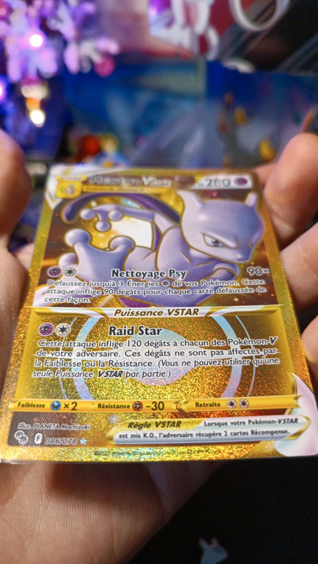 Carte Pokémon Mewtwo-VSTAR 86/78 - Pokémon GO