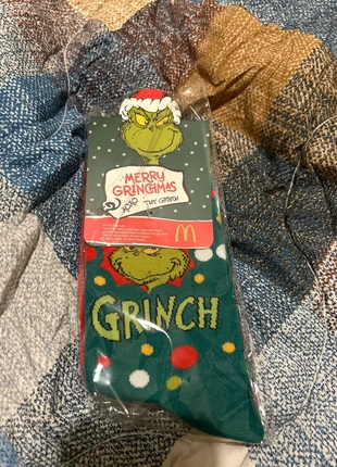 Calze grinch, brand: McDonald's, condizioni: Nuovo con cartellino, taglia: Taglia unica, €5.00, €5.95 include la Protezione acquisti