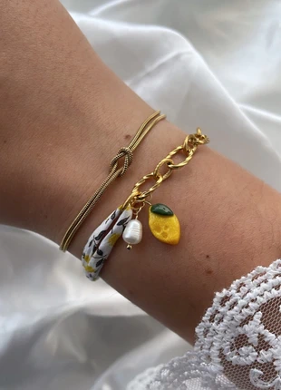 Bracelet 100% inoxydable doré asymétrique, marque: Pimpresse, état: Neuf sans étiquette, 8,99 €, 10,14 € Protection acheteurs (Pro) incluse