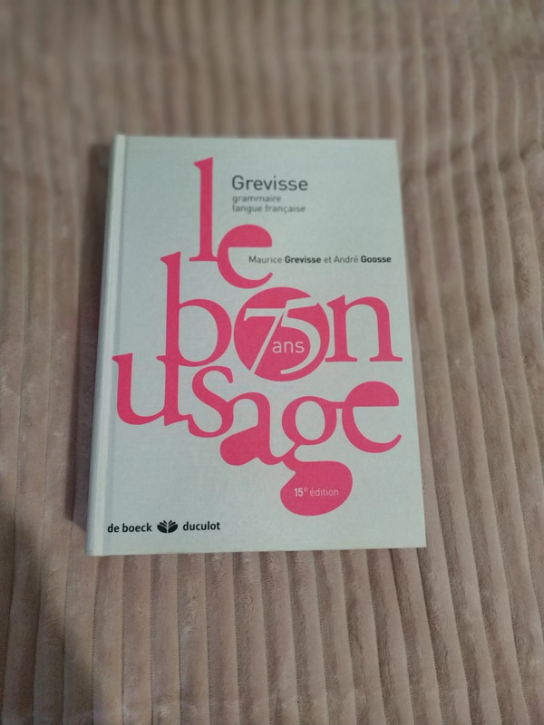 Grevisse le bon usage - Vinted