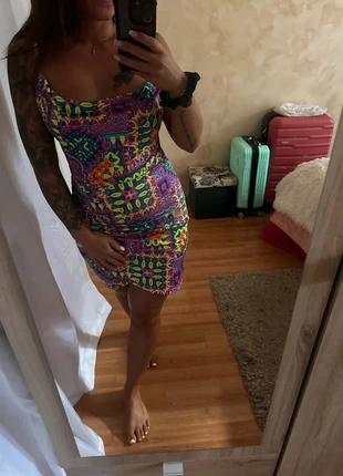 Robe multicolore, condition: New without tags, size: M / 38 / 10, €14.00, €15.40 includes Buyer Protection