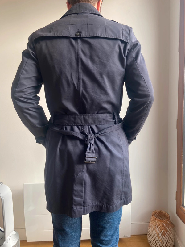 Trench bleu discount marine