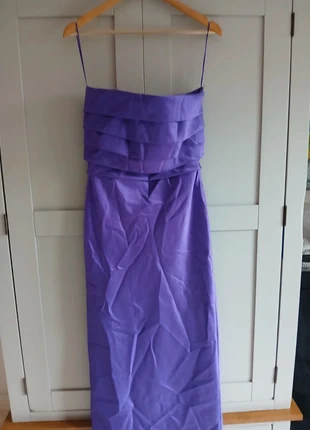"Cadbury" purple evening dress, brand: Samuel Marks, condition: Very good, size: L / 12, £10.00, £11.20 includes Buyer Protection