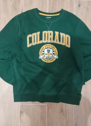 Felpa verde con stampa colorado, marke: Terranova, zustand: Neu, größe: XL / 42 / 14, 15,00 €, 16,45 € inklusive Vinted-Käuferschutz