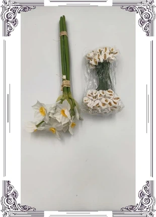 Décoration fleurs blanches, marke: Inconnu, zustand: Sehr gut, 4,00 €, 4,90 € inklusive Vinted-Käuferschutz