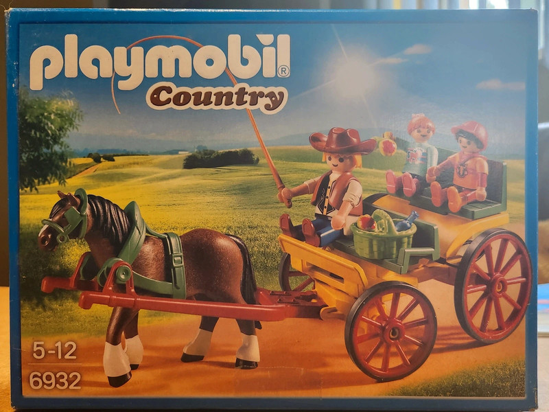 Calèche avec attelage Playmobil Country 6932