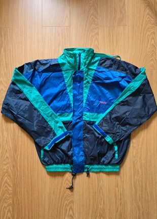 Veste Color / Jacket Color bleu et vert style année 80' - Taille XL, marque: Vintage Dressing, état: Très bon état, taille: XL, 19,50 €, 21,18 € Protection acheteurs incluse