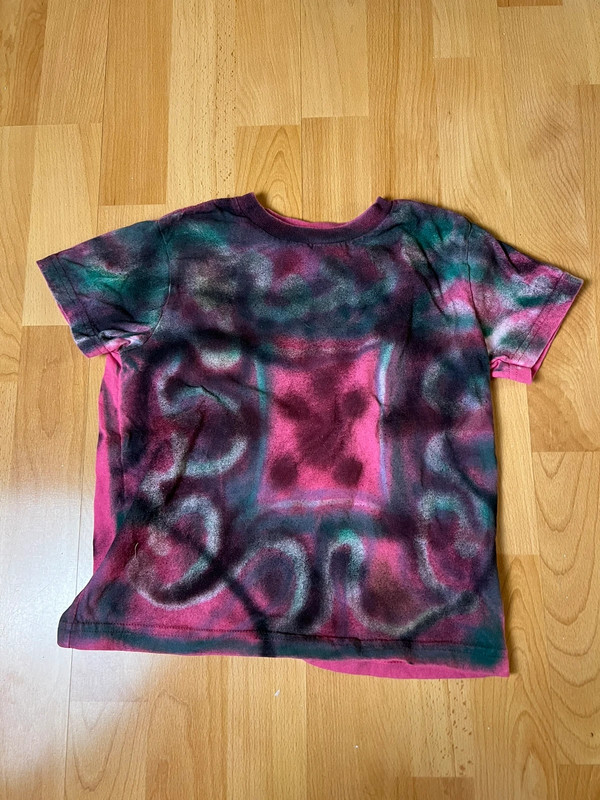 weird spray painted baby tee 1