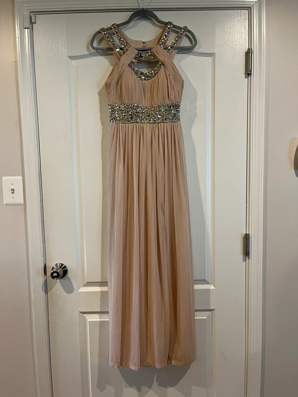 Betsy & Adam Blush Formal Gown, Size 6 1